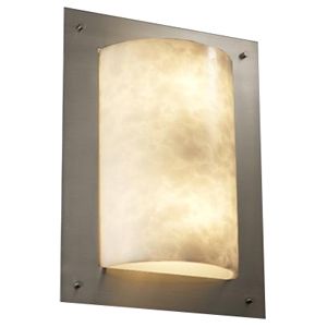 Clouds Framed Rectangle Wall Sconce by Justice Design Group - Starlight Lighting USA and Canada